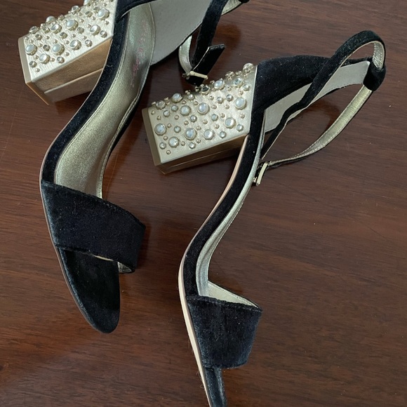 Lilly Pulitzer Amber Lynn Sandal Black - Size 9 - Picture 2 of 7